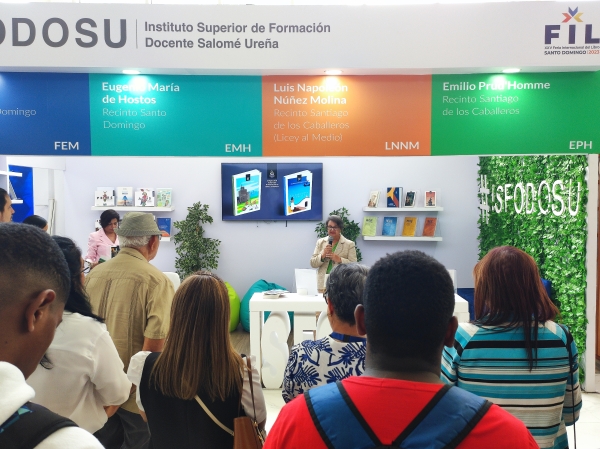 ISFODOSU participa en la Feria Internacional del Libro con estand y tres actos de presentación de publicaciones