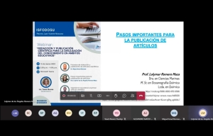 Expertos investigadores orientan sobre redacción y publicación científica
