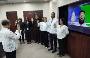 Rectora juramenta Comité Electoral y Cuerpo Técnico para los comicios de elección de la Segunda Comisión de Ética y Transparencia de la institución