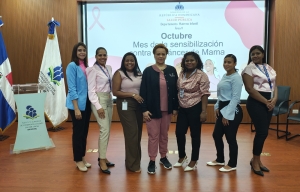 ISFODOSU sensibiliza a colaboradores sobre el Cáncer de Mama y Próstata
